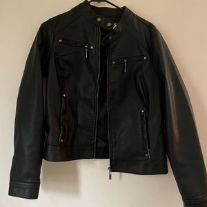 Jou Jou faux leather jacket